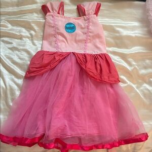 3 dress bundle , princess peach , mermaid dress and disney princess yellow dress
